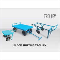 Block Shifting Trolley - Material: Stainless Steel