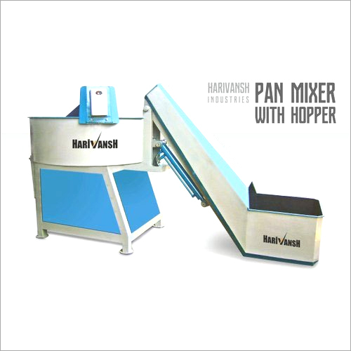 Pan Mixer With Hopper