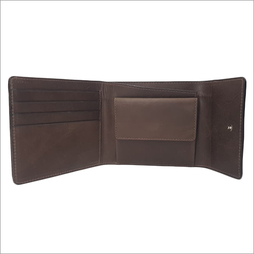 Men Tri-Fold Leather Wallet