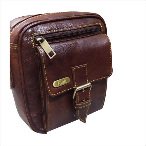 Brown Leather Pouch Bags