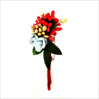 Flower Pin Brooch - Steel Safety Pin Artificial Flowers & Leaves Multicolor | Durable Lightweight Modern Style for Men