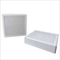 8 Watt Square Led Panel Light - Plastic, 4x4 Inches, White | Eco-friendly Design, Flicker-free Optic Glass Lens, Easy Ceiling & Wall Mounting