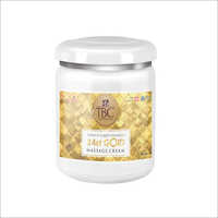 24 Ct Gold Massage Cream - Premium Facial Nourishment | Instant Glow For Adults, Men & Women, External Use, Store In Cool Place