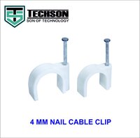 4 MM Plastic Nail Cable Clip