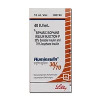Huminsulin (Human Insulin/Soluble Insulin-Insulin Isophane/NPH) 30/70 Solution for Injection 40IU/ml