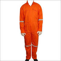 Cotton Coverall Boiler Suit - Cotton Material, Sizes S-xxxl, Orange Color | Modern Full Sleeves Design For Year-round Use