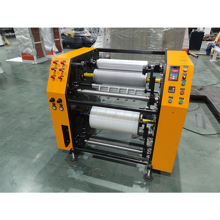 FLY stretch film slitter rewinder machine