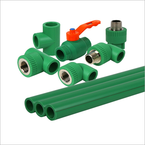 Green Ppr Pipe With Fittings