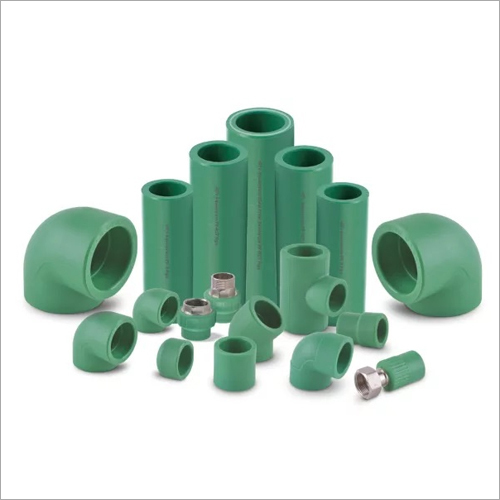 Green Ppr Pipe And Fittings With Metal Insert
