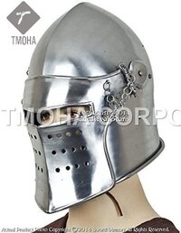 Medieval Armor Helmet Helmet Knight Helmet Crusader Helmet Ancient Helmet Bassinet Helmet AH0152