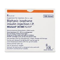 Mixtard 30 HM (Insulin Isophane/NPH-Human Insulin/Soluble Insulin) 100IU/ml Penfill