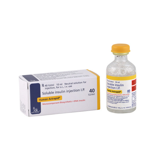 Human Actrapid (Human insulin) 40IU/ml Solution for Injection