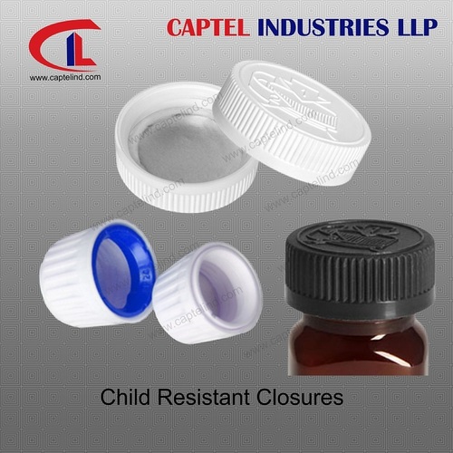 Child Resistant Closures (CRC By CAPTEL INDUSTRIES LLP