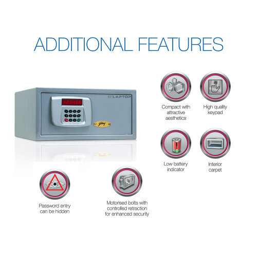 GODREJ E-LAPTOP ELECTRONIC SAFE LOCKER 25L