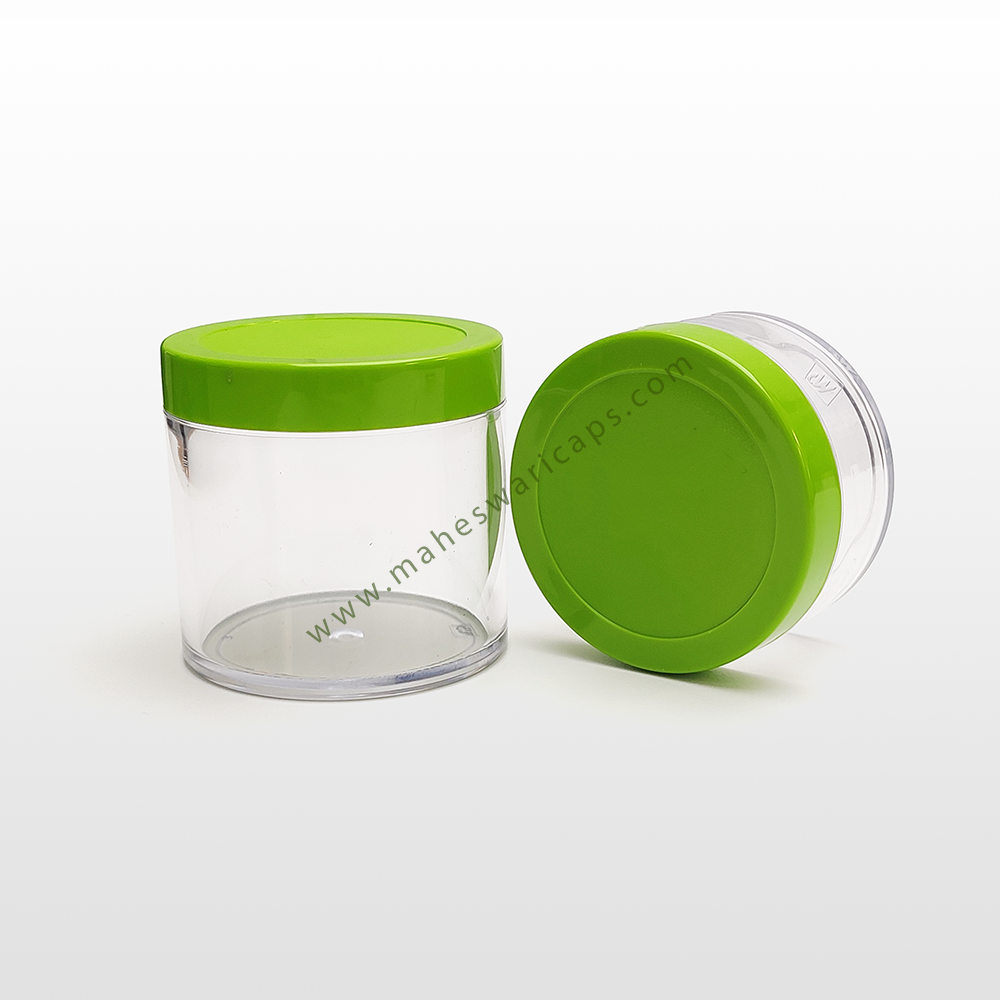 Acrylic Transparent Cosmetic Cream Jar 100GM