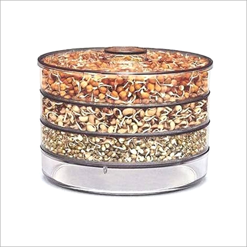 Plastic Sprout Maker Round Container