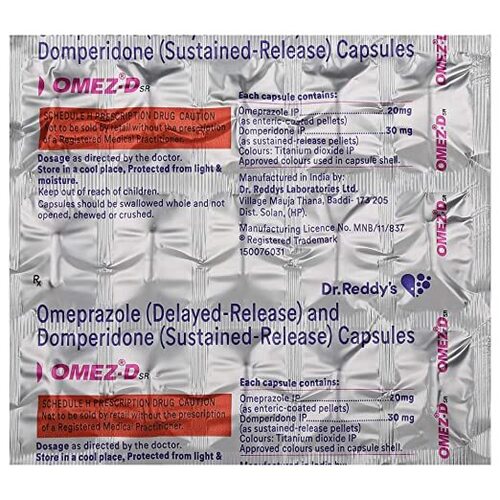 Omeprazole And Domperidone Capsules Specific Drug