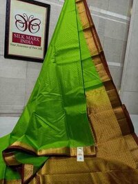 pure kanjivaram embos double shade colour