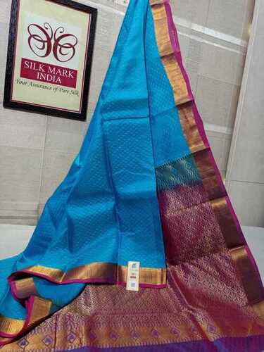 kanjivaram embos doubt shade saree