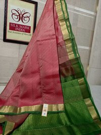 Pure Kanjivaram Silk Double Shade Saree