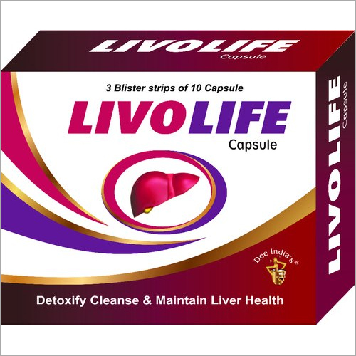 Livo Life Detoxify Cleanse and Maintain Liver Health Capsules