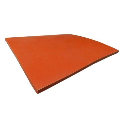 Orange Silicone Rubber Sheet
