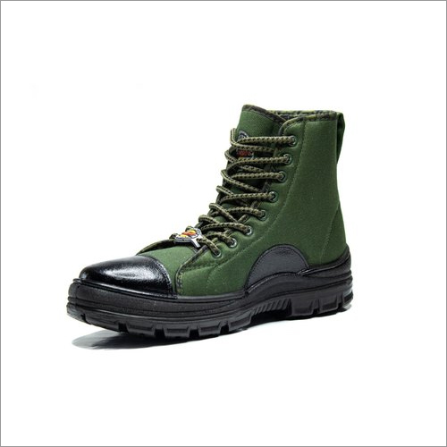 Mens Jungle Safety Boot - Canvas Upper, PVC Outsole , All Sizes Available for Optimal Durability and Comfort