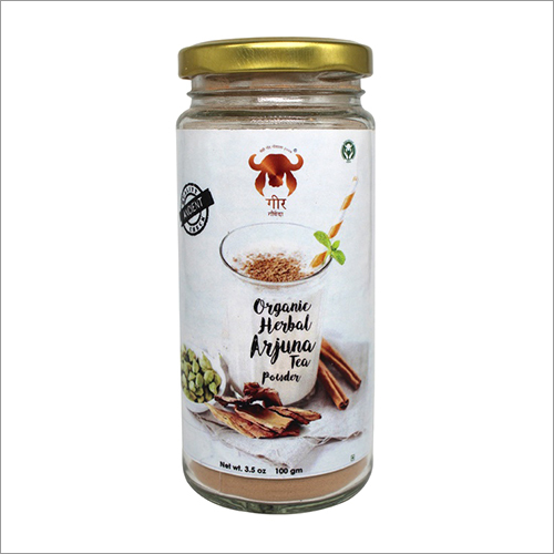 Brown 100 Gm Gir Organic Herbal Arjuna Tea Powder
