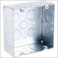 Gi Metal Modular Box - Galvanized Iron, 4-11/16 X 4-11/16 X 2-1/8 Inch , Silver With Powder Coating, Ip66 Protection, 1-year Warranty