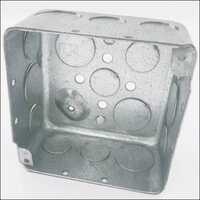 Conduit Square Junction Box - Stainless Steel, 400 X 400 X 200 Mm | Galvanized Plated With Gray Warranty For Enhanced Durability