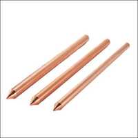 Copper Earthing Electrode - 99.9% Pure Copper, Round Shape , Industrial Application