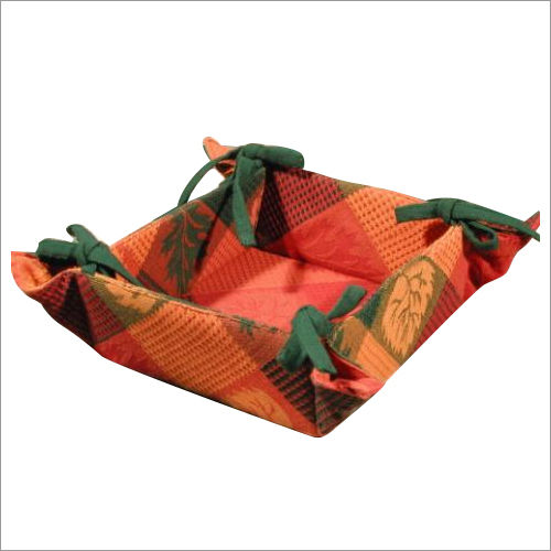 Washable Jacquard Bread Basket