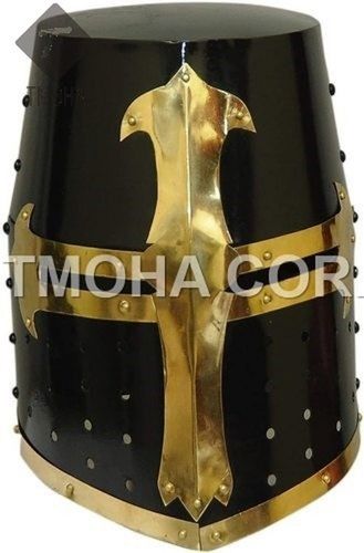 Iron Medieval Armor Helmet Helmet Knight Helmet Crusader Helmet Ancient Helmet Crusader Helmet Ah0162