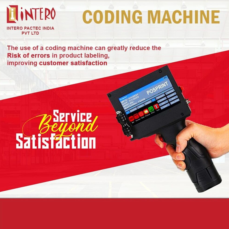 Handheld Ink Jet Coding - Accuracy: High Precision