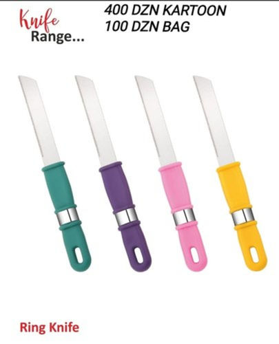 Multicolour Stenless Steel Ring Knife