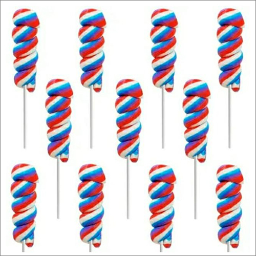 Red Blue And White Mix Flower Lollipop
