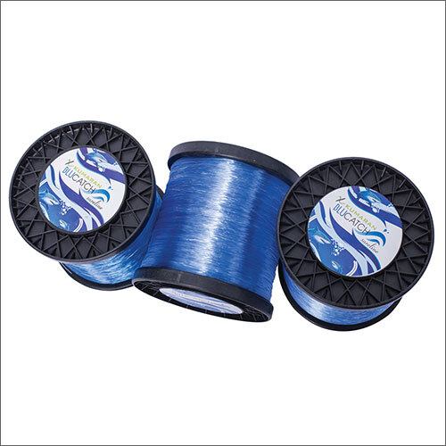 Mono Filament Fishing Yarn - Plastic Material, Available in Various Colors | Manual Power Requirement, Ideal for Twisting and Weaving Applications