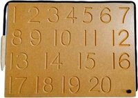 Wooden Number Tracing Board