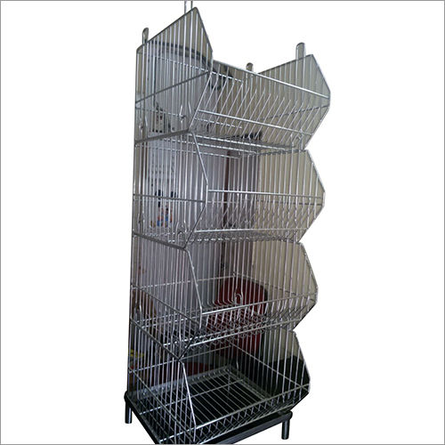 Stainless Steel Display Rack Usage: Warehouse