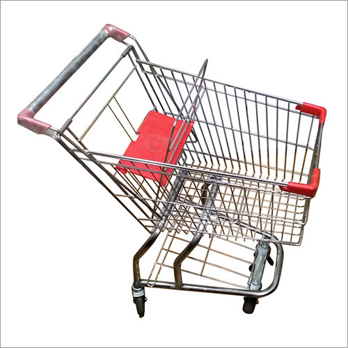 Polished Shopping Stainless Steel Trolley