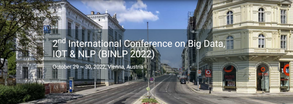 International Conference on Big Data  IOT and  NLP
