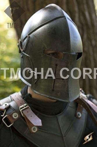 Medieval Armor Helmet Helmet Knight Helmet Crusader Helmet Ancient Helmet Barbuta Helmet AH0185