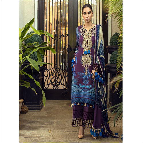 Indian Pakistani Sana Safinaz Muzlin Winter Designer Suit