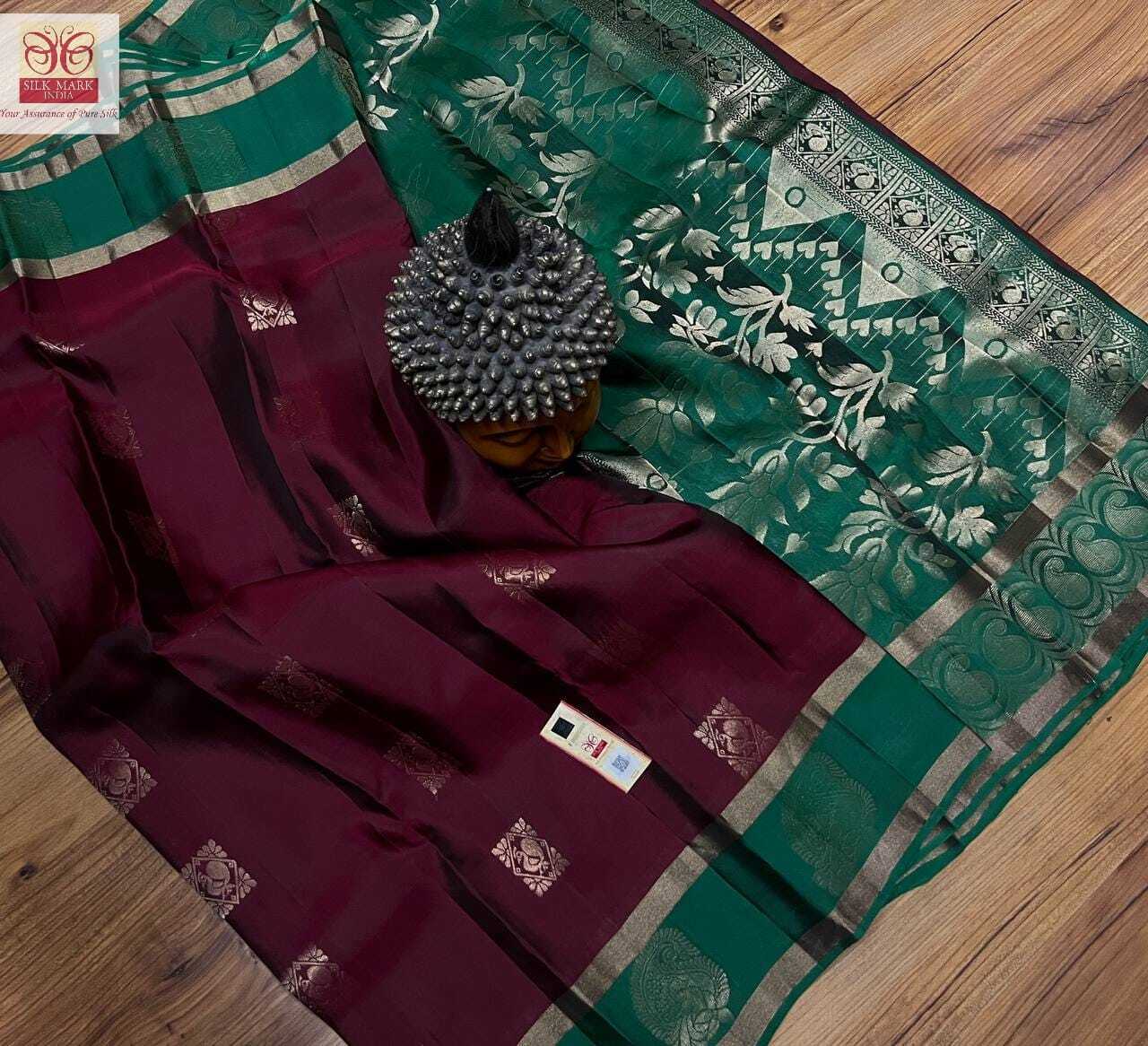 pure kanchipuram soft silk new butta concept