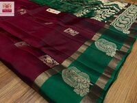 pure kanchipuram soft silk new butta concept