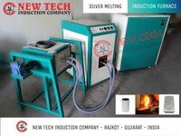 20 kg Induction Silver Melting Furnace With Tilting Unit