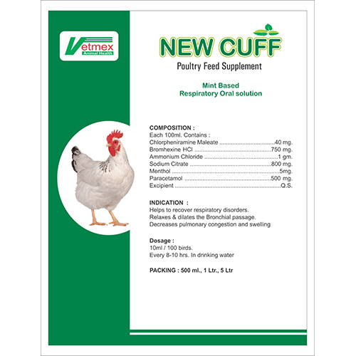 New Cuff Poultry Feed Supplement