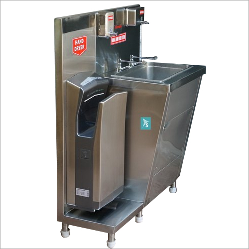 Stainless Steel Manual Hygiene Portable Hand Wash Station By SANAIR SYSTEMS PRIVATE LIMITED