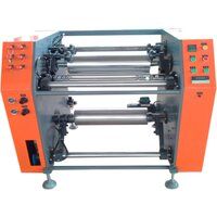 Fully automatic stretch film rewinding machine