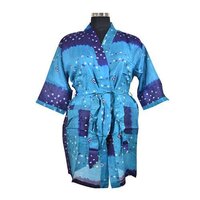 OLD SILK SAREE KIMONO